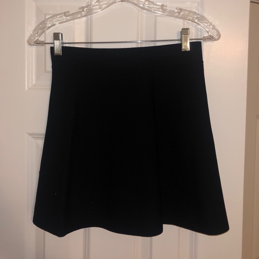 Brandy Melville stretchy black A-line skirt